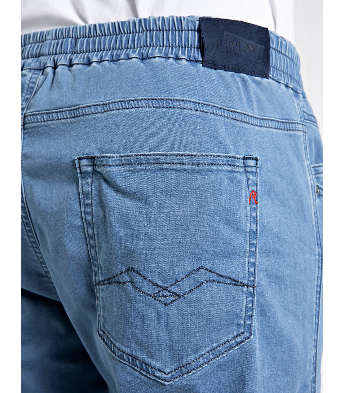 リラックステーパードLANNY Touch denim 詳細画像 ブルー 8